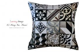 Art Decor Black cushion cover - 45x45cm